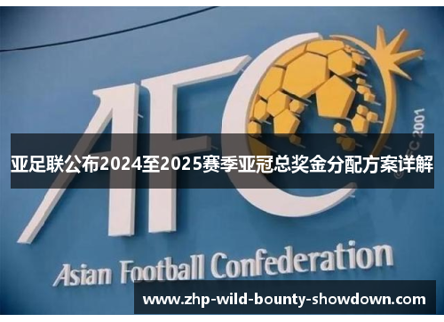 亚足联公布2024至2025赛季亚冠总奖金分配方案详解